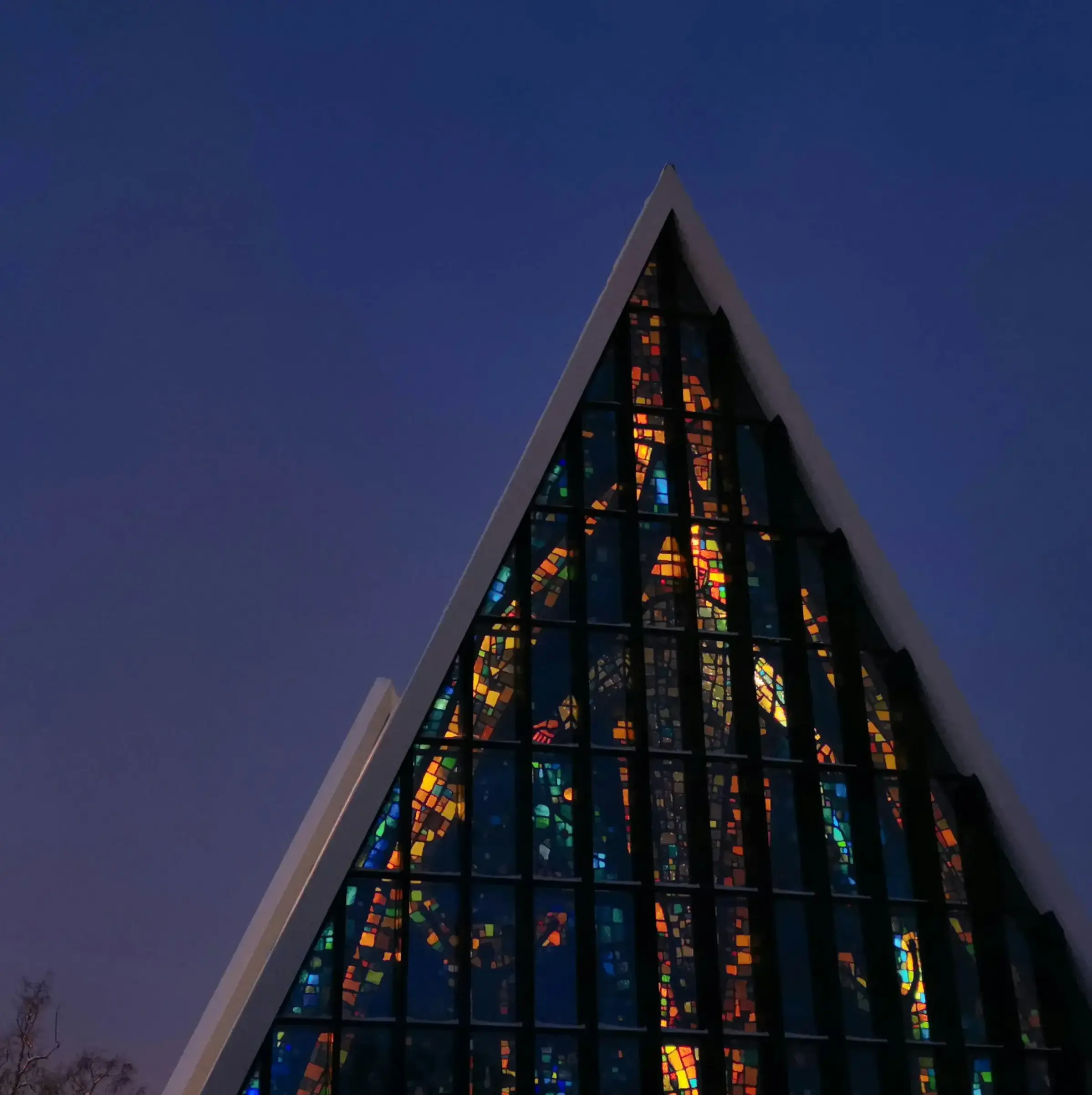 The Arctic Cathedral at Sunset - Tromso sentrum